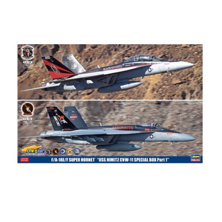 F/A-18E/F Super Hornet ™ plastic plane model “USS Nimitz CVW-11 Box 1 Box 1 | Scientific-MHD