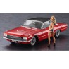 Maquette de voiture en plastique US COUPE + Figurine 1/24