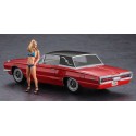 Maquette de voiture en plastique US COUPE + Figurine 1/24