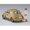 Maquette de voiture en plastique VW BEETLE + EGG GIRL 1/24 Maquette de voiture en plastique VW BEETLE + EGG GIRL 1/24