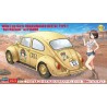 Maquette de voiture en plastique VW BEETLE + EGG GIRL 1/24 Maquette de voiture en plastique VW BEETLE + EGG GIRL 1/24