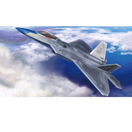 Plastic plane model F-22 Raptor Blue Nose 1/48 | Scientific-MHD