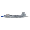 Maquette d'avion en plastique F-22 Raptor Blue Nose 1/48