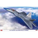 Maquette d'avion en plastique F-22 Raptor Blue Nose 1/48