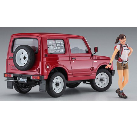 Suzuki Jimny+ Girl 1/24 plastic car cover | Scientific-MHD