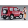 Maquette de voiture en plastique Suzuki Jimny+ Girl 1/24