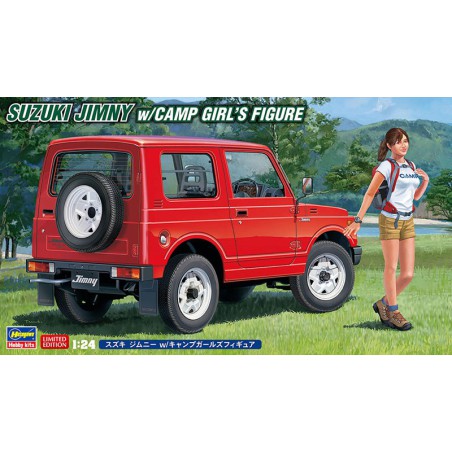 Maquette de voiture en plastique Suzuki Jimny+ Girl 1/24