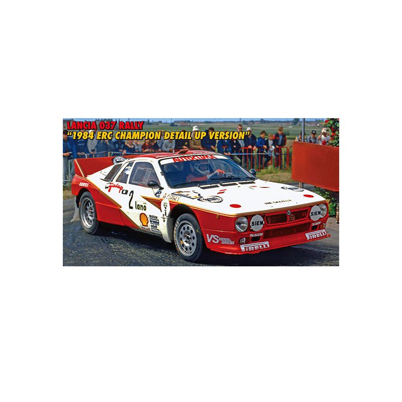 Maquette de voiture en plastique Lancia 037 Rallye Detail Up version 1/24
