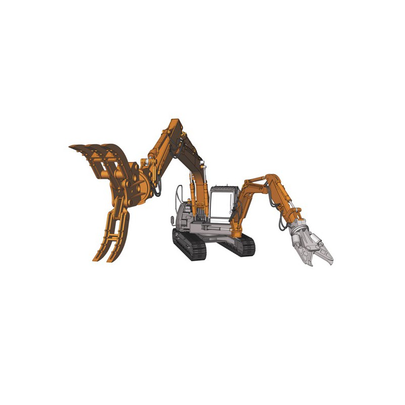 Maquette de camion en plastique HITACHU ASTACO NEO 1/35