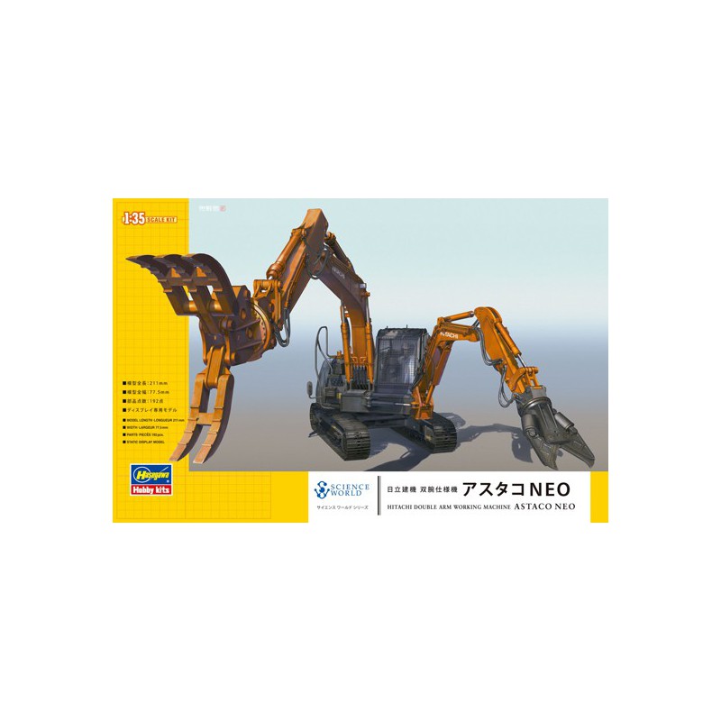 Maquette de camion en plastique HITACHU ASTACO NEO 1/35