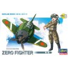 Maquette d'avion en plastique EGG PLANE ZERO FIGHTER