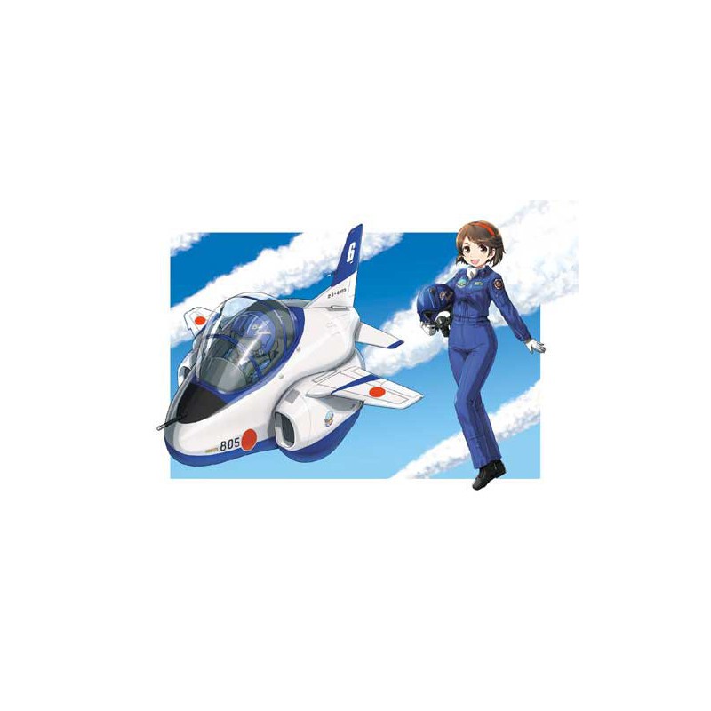 Maquette d'avion en plastique T-4 BLUE IMPULSE EGG PLANE Maquette d'avion en plastique T-4 BLUE IMPULSE EGG PLANE