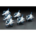 Maquette d'avion en plastique T-4 BLUE IMPULSE EGG PLANE