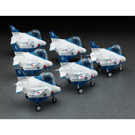 Maquette d'avion en plastique T-4 BLUE IMPULSE EGG PLANE