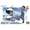 Space Shuttle & B747 Ei -Plastikflugzeugmodell | Scientific-MHD
