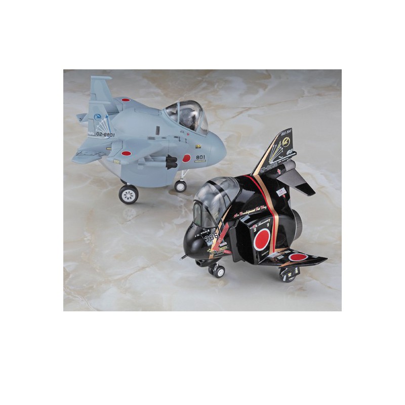 Maquette d'avion en plastique EGGPLANE F-4 & F-15 1/72