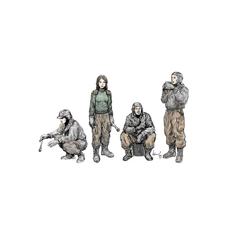 Modèle de science-fiction en plastique Ma.K. TROUPES MERCENAIRES