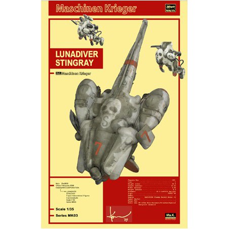 Lunadiver Stingray 1/35 Plastic Science -Fiction -Modell | Scientific-MHD