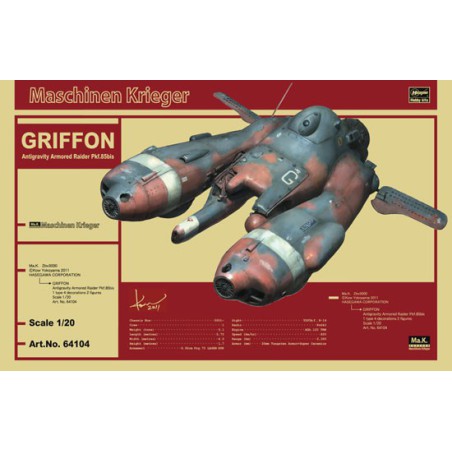 PKF plastic science fiction model. 85bis Griffon 1/20 | Scientific-MHD