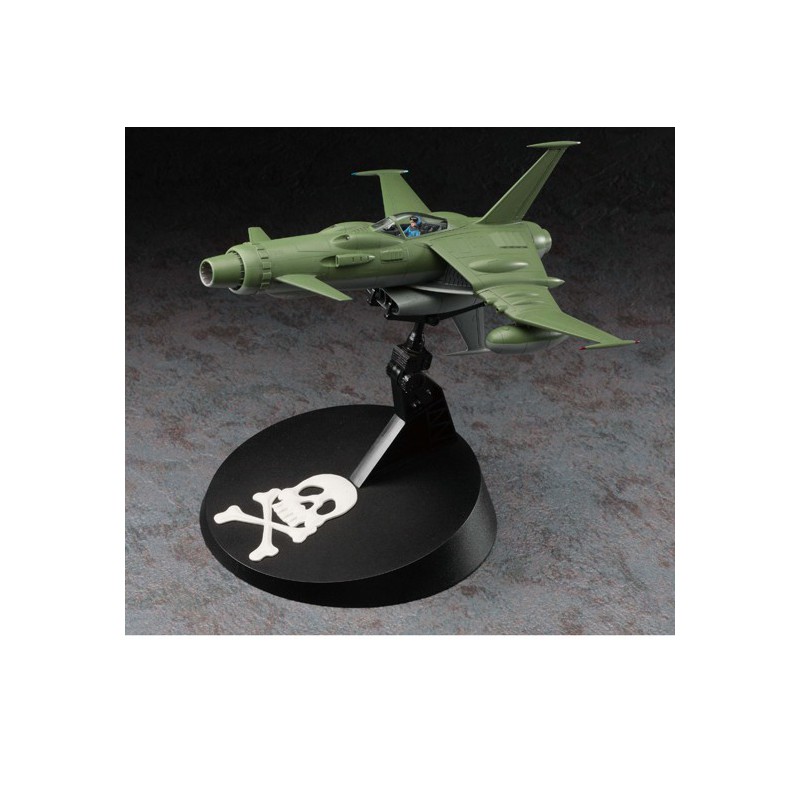 Modèle de science-fiction en plastique Captain Herlock Space Wolf Modèle de science-fiction en plastique Captain Herlock Space Wolf