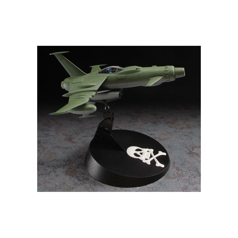 Modèle de science-fiction en plastique Captain Herlock Space Wolf Modèle de science-fiction en plastique Captain Herlock Space Wolf