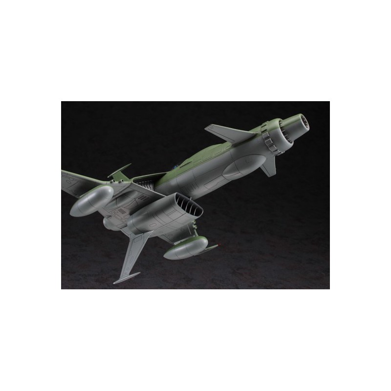 Modèle de science-fiction en plastique Captain Herlock Space Wolf Modèle de science-fiction en plastique Captain Herlock Space Wolf