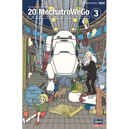 Science -Fiction -Modell in 1/2020 Mechatrwego Nr. 03 Plastik | Scientific-MHD