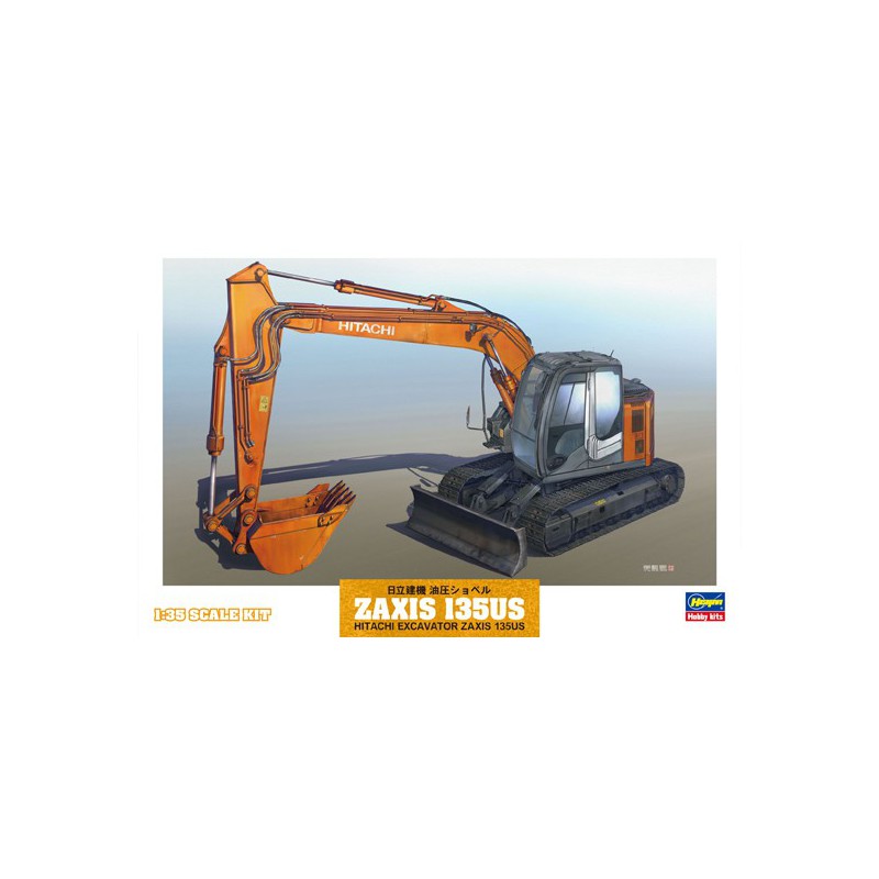 Maquette de camion en plastique HITACHI EXCAVATOR 1/35