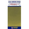 Materialien für Modellspiegel Gold Finishplatte | Scientific-MHD