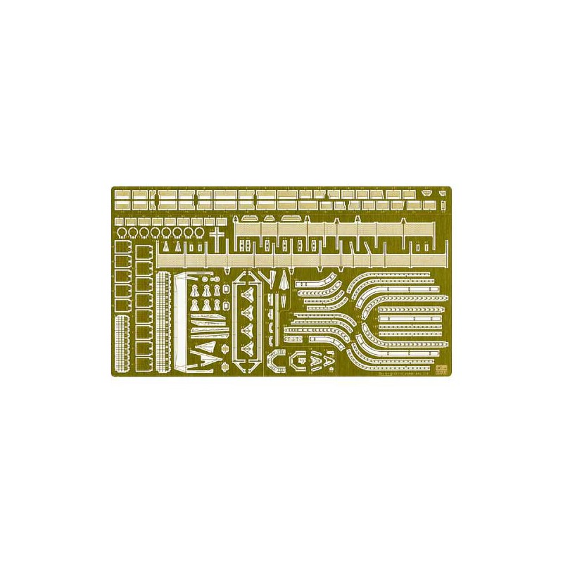 Maquette de Bateau en plastique PHOTODECOUPE AKAGI 1/350 SET B