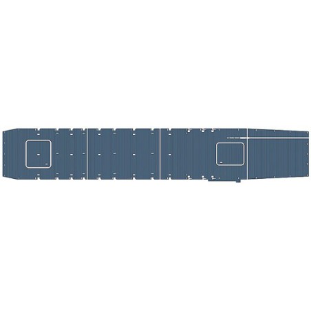 Maquette de Bateau en plastique Pont en Bois USS GAMBIER BAY