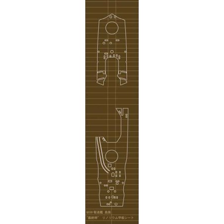 SHIMAKAZE finishing bridge plastic model | Scientific-MHD