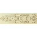 Plastic boat model Im. Mikasa wood 1/700 | Scientific-MHD
