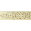 Plastic boat model Im. Mikasa wood 1/700 | Scientific-MHD