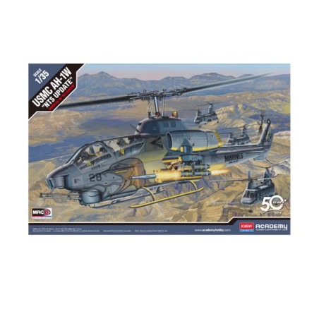 USMC Ah-1w 1/35 plastic helicopter model | Scientific-MHD