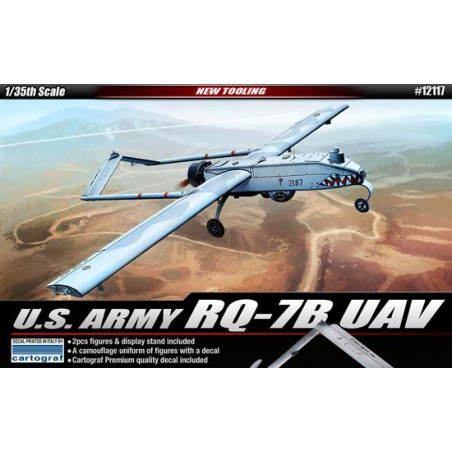 Maquette d'avion en plastique Drone US Army RQ-7B UAV 1/35