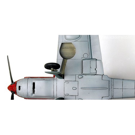 Maquette d'avion en plastique Messerschmitt BF109T-2 1/48