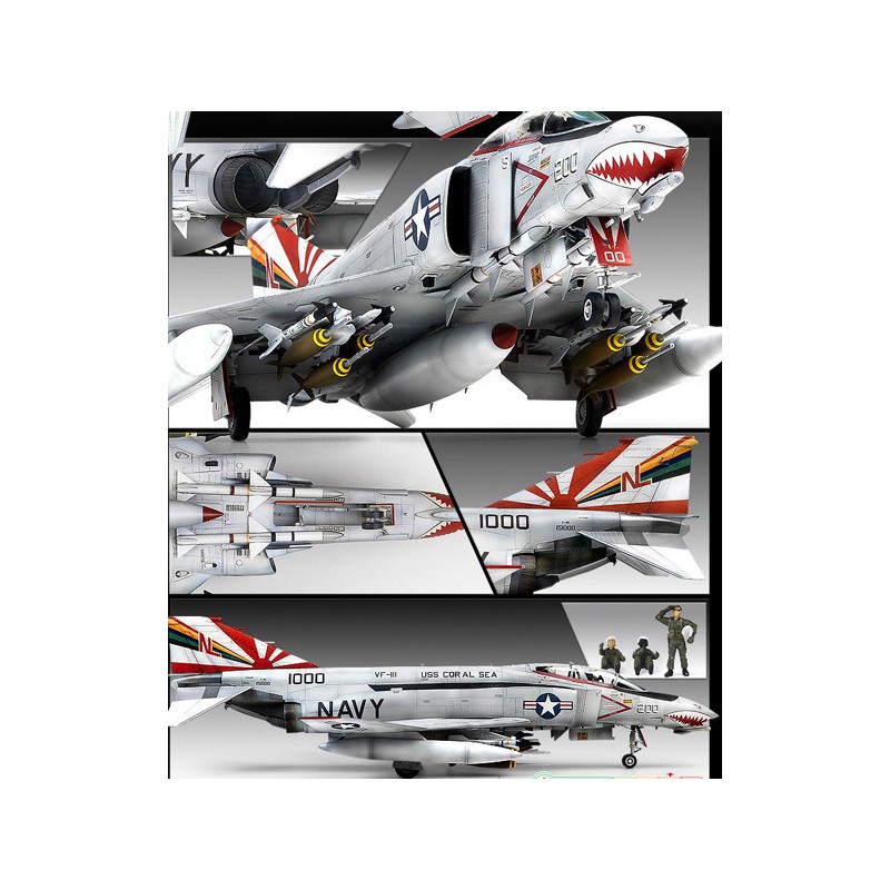 Maquette d'avion en plastique F-4B Phantom MCP 1/48