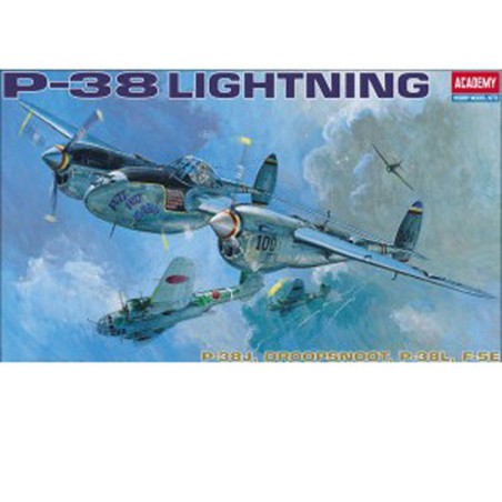 P-38 E/J/L Lightning 1/48 Kunststoffebene Modell | Scientific-MHD