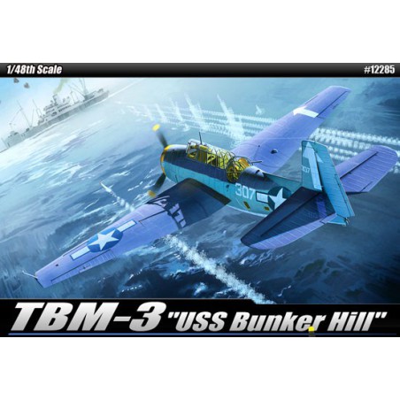 TBM-3 USS Bunker Hill 1/48 Flugzeugflugzeugmodell | Scientific-MHD