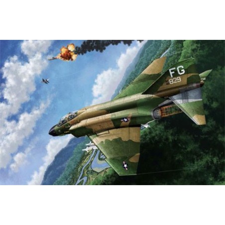 USAF F-4C Vietnam 1/48 plastic plane model | Scientific-MHD