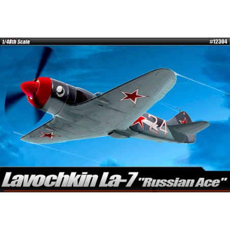 Lavochkin Plastikflugzeug Modell LA-7 Russische Asse 1/72 | Scientific-MHD