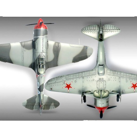 Lavochkin plastic plane model la-7 russian aces 1/72 | Scientific-MHD