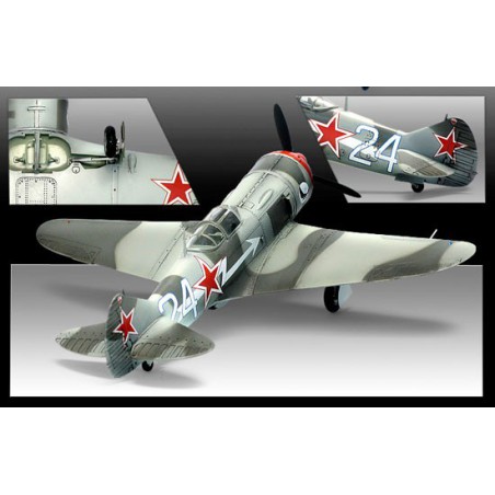 Maquette d'avion en plastique Lavochkin La-7 Russian Aces 1/72