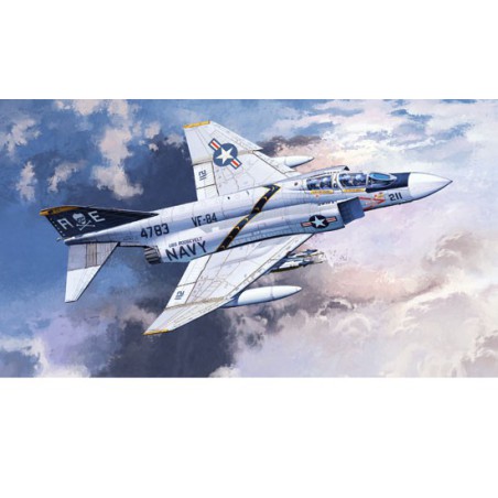Maquette d'avion en plastique F-4J VF-84 Jolly Rogers 1/48