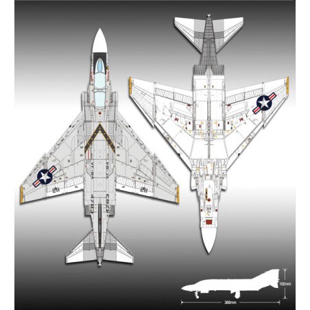 Plastic plane model F-4J VF-84 Jolly Rogers 1/48 | Scientific-MHD