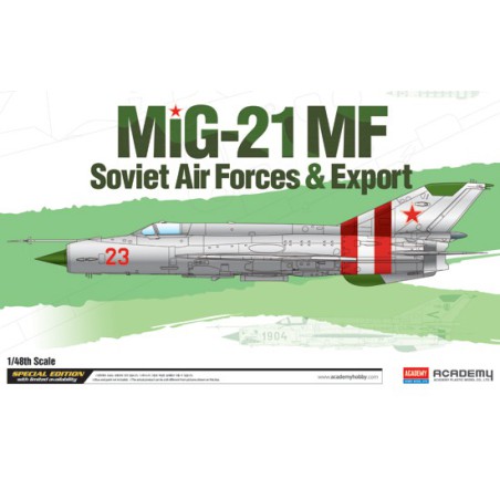 MIG-21MF plastic plane model SOVIET AF 1/48 | Scientific-MHD
