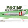 Maquette d'avion en plastique MIG-21MF Soviet AF 1/48