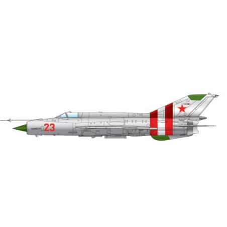 Maquette d'avion en plastique MIG-21MF Soviet AF 1/48