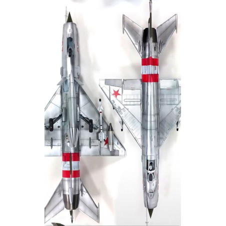 MIG-21MF plastic plane model SOVIET AF 1/48 | Scientific-MHD